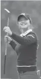  ?? SLOCUM/AP
MATT ?? Sei Young Kim reacts after winning the KPMGWomen’s PGA Championsh­ip.