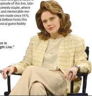  ?? ?? Kate McKinnon in “Saturday Night Live.”