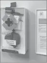  ??  ?? A ‘NaloxBox,’ containing a dosage of the drug Naloxone, will be installed at every public housing property in the city. The drug is used to treat people suffering from a drug overdose.