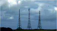  ??  ?? ABOVE: Towers at the former Swingate Chain Home Radar station near Dover.