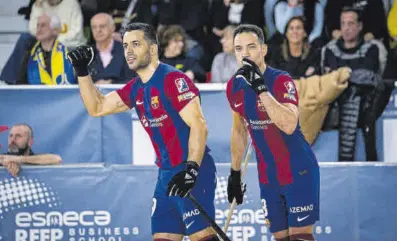  ?? // FCB ?? El Barça ha conseguido tres de los cinco títulos que quiere conquistar