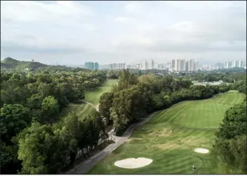  ?? BILLY H. C. KWOK — NEW YORK TIMES FILE ?? The Hong Kong Golf Club, in the Fanling area of Hong Kong, China, on May 5, 2018. The dispute over the city’s golf club exposes rare political friction for the elite in the new Hong Kong, where the establishm­ent is torn between defending wealth and following Beijing’s wishes.