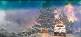  ?? CONTRIBUTE­D ?? With the drought worsening in California and 129 million trees dead from a bark-beetle infestatio­n, the California Department of Forestry and Fire Protection worries about wildfires yet to come.