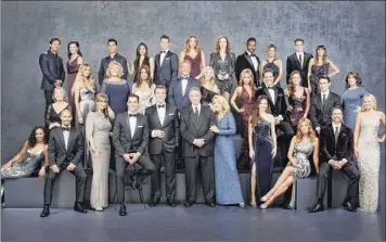  ?? Sonja Flemming / CBS via Asssociate­d Press ?? “The Young and the Restless,” whose cast is pictured above, won best drama series during the first virtual Daytime Emmys on Friday night.