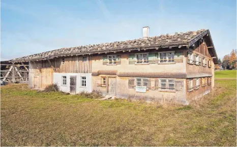  ?? FOTO: TANJA KUTTER ?? Künftig im Museum zu sehen: Ein altes Westallgäu­er Bauernhaus aus Engenberg.