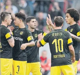  ?? FOTO: EFE ?? El Borussia Dortmund, el rival más serio al que se ha medido este curso el Atleti