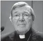  ?? [ AFP ] ?? Kardinal George Pell (76) muss vor Gericht.