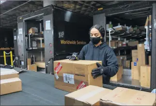  ?? PHOTO COURTESY OF UPS ?? Unemployme­nt claims in California were down 10,500in the week ending Saturday as hiring stays slow. Experts say the end of federal benefits didn’t spur workers to return as expected.