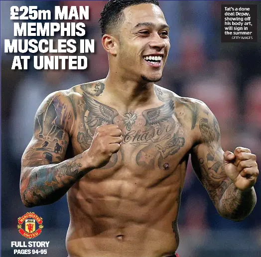 memphis depay tattoo