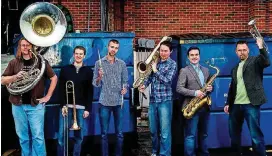  ?? [PHOTO PROVIDED] ?? The Boyd Street Brass will bring New Orleans style funk to a free Summer Breeze concert in Norman on Aug. 6.