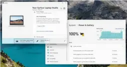  ?? ?? Microsoft has several tools to help you learn about battery life: The Surface app is specific to Microsoft Surface devices, but all Windows 11 PCS can use the Windows 11 Settings menu.