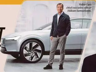  ??  ?? Volvo Cars chief executive officer Håkan Samuelsson.