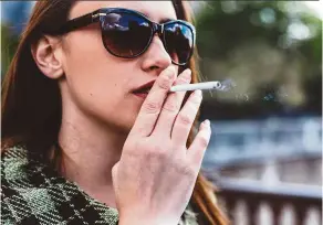  ??  ?? The higher presence of anxiety or depression in female smokers might be the reason they find it harder to quit. — aFP