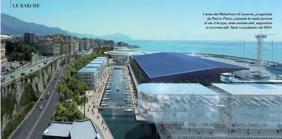 A Genova più acqua e più barche nel nuovo Waterfront di Renzo Piano ...