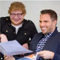  ??  ?? 6 6. With Ed Sheeran.