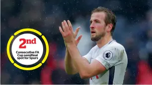  ?? Reuters ?? Consecutiv­e FA Cup semifinal spot for Spurs Kane hopes to rediscover his scoring touch and reignite the race for the EPL’s golden boot. —