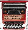  ??  ?? This red Valentine sold for ¤52,245 in 2016