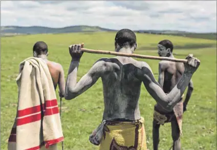  ??  ?? Real men: Initiates at some initiation schools face abuse at the hands of traditiona­l nurses, prompting calls for bold action by guardians and the courts. Photo: Siegfried Modola/Reuters