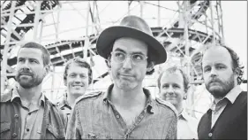  ??  ?? Clap Your Hands Say Yeah, the brilliant, offbeat rock outfit fronted by surly- voiced Alec Ounsworth, plays songs from its latest album Hysterical at Venue Saturday.