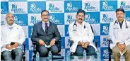  ??  ?? Senior doctors during a press conference in Hyderabad on Wednesday.