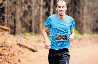  ?? ?? Oliver Howitt on his way to winning the 21km event at the Waita¯ rere Forest Run at the weekend.