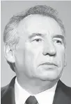  ??  ?? Francois Bayrou