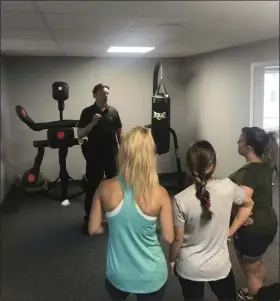  ?? SUBMITTED ?? Charles Smith provides training at the Cleveland Anti-Female Violence Initiative in Willoughby.