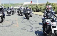  ?? - Crédits : DR ?? 70 motards ont répondu présents à la journée proposée par l’escadron départemen­tal