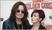  ?? VIANNEY LE CAER — INVISION/THE ASSOCIATED PRESS ?? Ozzy Osbourne said during an interview Tuesday that he has been diagnosed with Parkinson’s disease. Above, Osbourne with his wife, Sharon, in 2018.