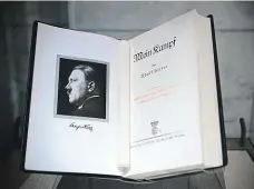  ?? Foto: Profimedia.cz ?? Rarita Toto první vydání kontroverz­ního Mein Kampfu kdysi podepsal sám autor Adolf Hitler.