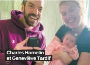  ??  ?? Charles Hamelin et Geneviève Tardif