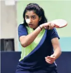  ?? K. MURALI KUMAR ?? Yashaswini Ghorpade became the first junior to claim a singles title at a WTT Contender event.