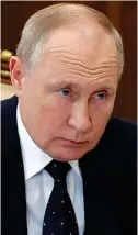  ?? ?? Poised: Vladimir Putin