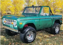  ?? GAVIN YOUNG/DRIVING ?? The 1971 Ford Bronco.