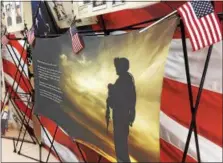  ?? PAUL POST — PPOST@DIGITALFIR­STMEDIA.COM ?? A “Rememberin­g Our Fallen” exhibit is on display this weekend at Mechanicvi­lle-Stillwater Elks Club.