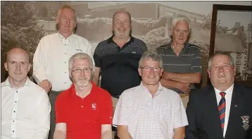  ??  ?? Club team competitio­n winners in Enniscorth­y sponsored by Dunnes Stores. Back (from left): Richard Britton, Jim Doran, Des Jacob. Front (from left): Derek Sludds (sponsor), John Casey and Richard Frayne (winners), Jack Murphy (Captain).