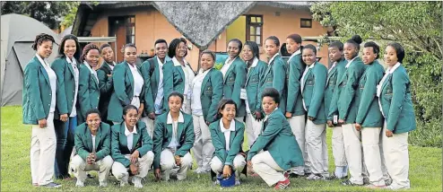  ?? Pictures: STEPHANIE LLOYD ?? FUTURE LEADERS: This year’s Eastern Cape youth camp is being held in Port Alfred