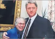 ?? WHITE HOUSE PHOTO COURTESY OF THE BROWN FAMILY ?? Lillian Brown with former President Bill Clinton in 1996.