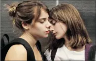  ?? CINÉMA DU PARC ?? Alicia Rodríguez and María Gracia Omegna form part of a love triangle in Joven y alocada (Young and Wild).