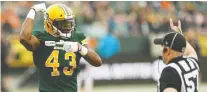  ?? IAN KUCERAK ?? Eskimos’ rookie Vontae Diggs says the first thing he did when he signed with the team was to research the team’s main rivalry.