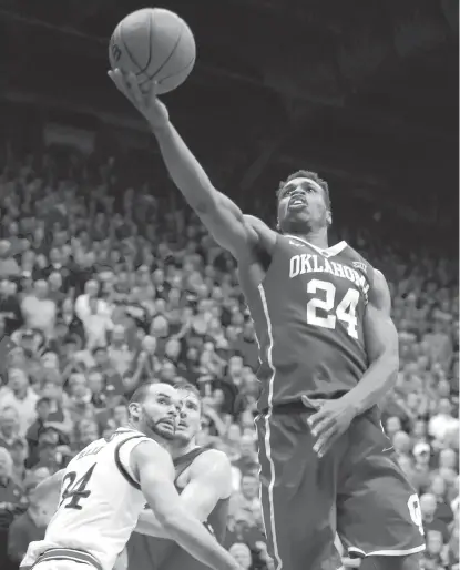  ?? | GETTY IMAGES ?? Senior guard Buddy Hield had a career-high 46 points in Oklahoma’s triple-overtime loss to Kansas on Monday.