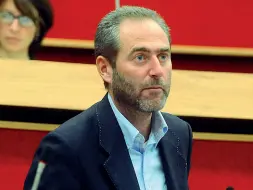  ?? (Foto Rensi) ?? Critico Filippo Degasperi non discute la scelta di lasciar candidare anche persone indagate. È sull’idea del candidato unico che il consiglier­e provincial­e avanza le sue riserve