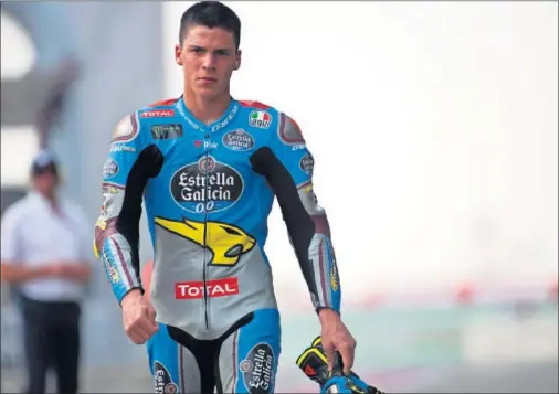  ??  ?? DESEADO. Joan Mir tiene varias opciones sobre la mesa para dar el salto a MotoGP y tiene que decidir si aceptar una o continuar en Moto2.