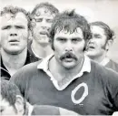  ??  ?? Murdoch training with the All Blacks in 1972