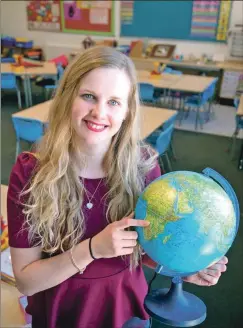  ??  ?? Teacher Jennifer Easson is heading to Rwanda.