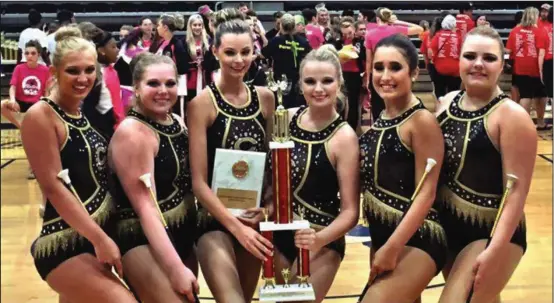  ?? CONTRIBUTE­D PHOTO ?? The DMA National Champion CHS Majorettes. From left to right: Katlyn Lester, Ashton Smith, Emma Cochran, Gracie Gordon, Greer Saunders, Brooke Warren. Not pictured: Head coach Tracy Farriba and assistant coach Madison Baker.