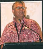  ?? ?? Reserve Bank of Fiji Governor, Ariff Ali.