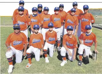  ?? FOTO CORTESÍA ?? EL EQUIPO SOMERTON Mets, representa­ntes de Arizona en reciente torneo regional Cal Ripken, en California, donde ganaron el tercer lugar.