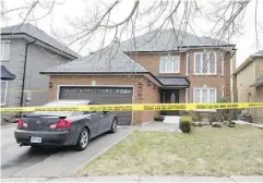  ??  ?? The Toronto-area home of Alek Minassian, the man accused in Monday’s van rampage that killed 10 people.