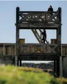  ?? Photograph: Jim Holden/English Heritage ?? The gateways stands 8 metres high.